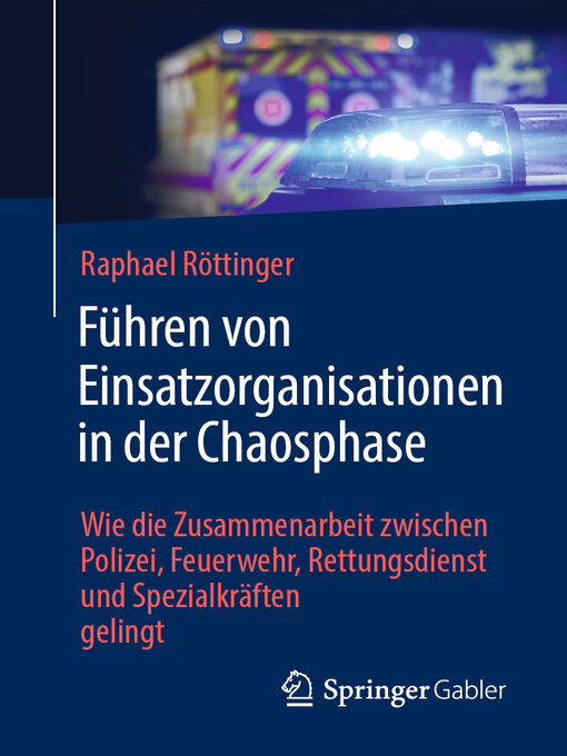 Cover image for Führen von Einsatzorganisationen in der Chaosphase